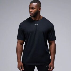Stylish Black Crew Neck T-Shirt